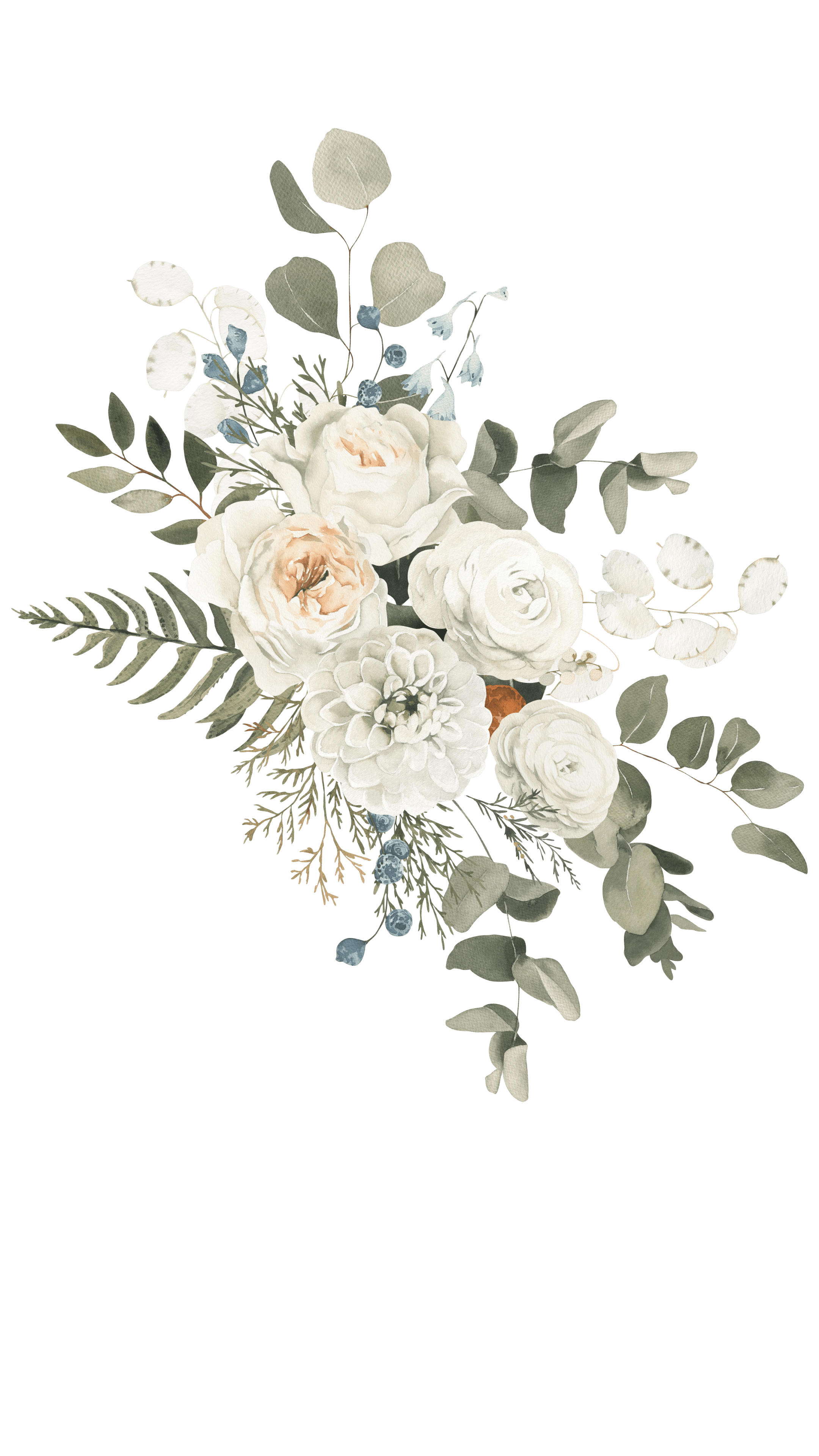 white flowers
